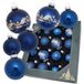 Krebs Glas Lauscha Christbaumschmuck Kugelsortiment (16-tlg), Christbaumschmuck aus Glas, Christbaumkugeln