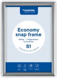 Europel Economy Kliklijst – Posterlijst – B1 – 70,7 x 100 cm – 25mm – Aluminium – Zilver