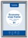 Europel Economy Kliklijst – Posterlijst – B1 – 70,7 x 100 cm – 25mm – Aluminium – Zilver