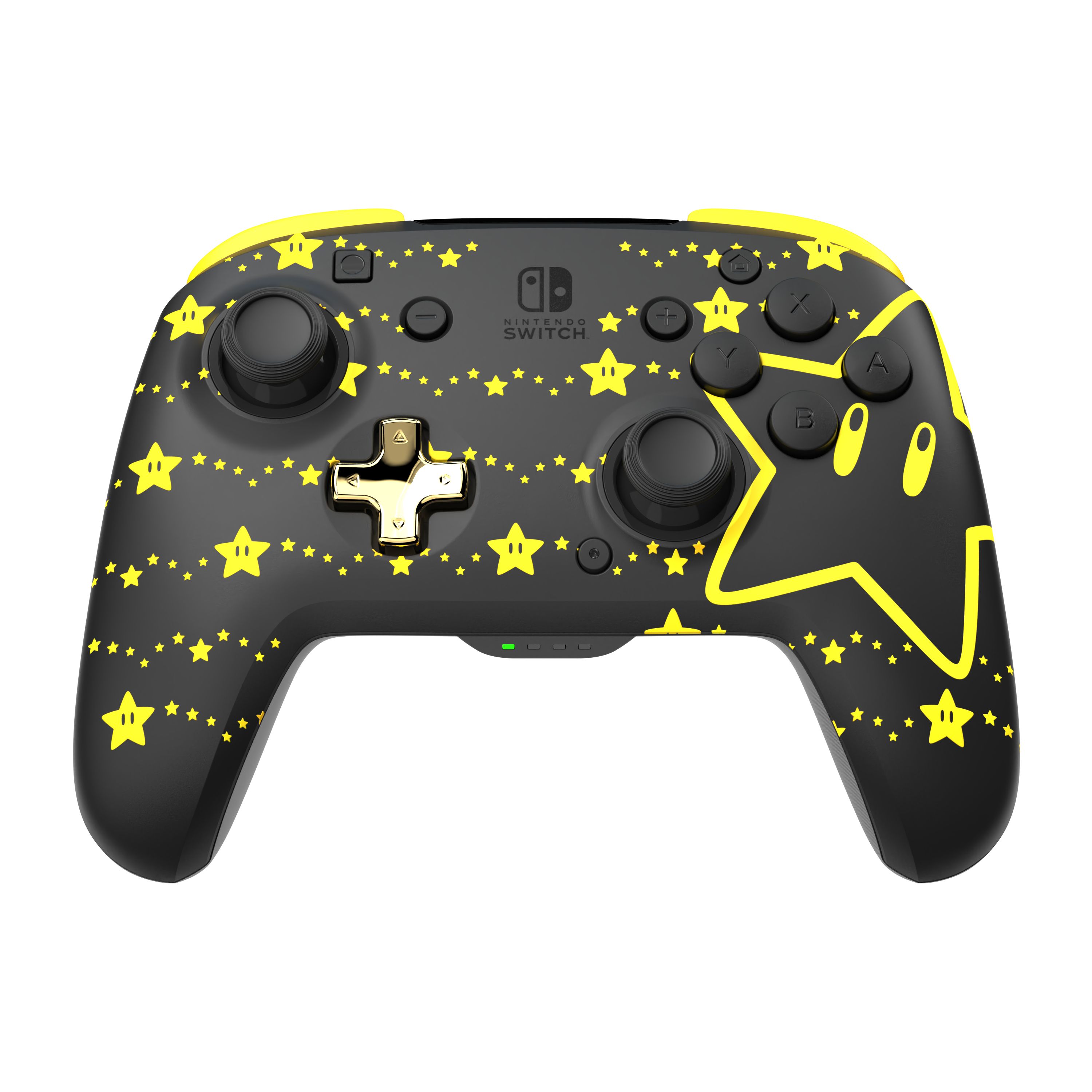 PDP Rematch Wireless Controller - Super Star Glow in the Dark - Nintendo Switch