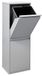 ARREGUI Basic CR202-B Recyclingcontainer | Afvalcontainer in Staal | 2 Compartimenten 2x17 L (34 L) | Multifunctionele Recyclebak voor Afvalscheiding | Afvalbak voor Keuken, Huis of Kantoor | Grijs