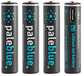 Pale Blue Earth AAA USB-C Oplaadbare Batterijen (4x) - Lithium