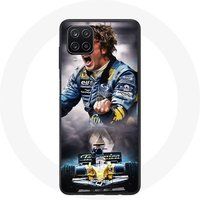 Maniacase Hoesje voor Samsung Galaxy A42 5G Formule 1 Fernando Alonso F1 Coureur