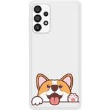 Samsung Siliconen hoesje compatibel met Galaxy A33 5G Hello Corgi
