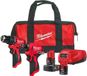 Milwaukee m12 blpp2b-422b m12 powerpack | m12 blpdrc, m12 blidrc, m12 4,0 ah, m12 2,0 ah, c12 c lader, contractor bag - 4933500425