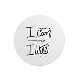Questo Casa Ronde Digitally Printed Mouse Pad, Non-Slip Bottom, for Office and Home, Diameter: 22 cm