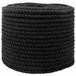 vidaXL Katoenen touw 14 mm 25 m zwart 100% katoen