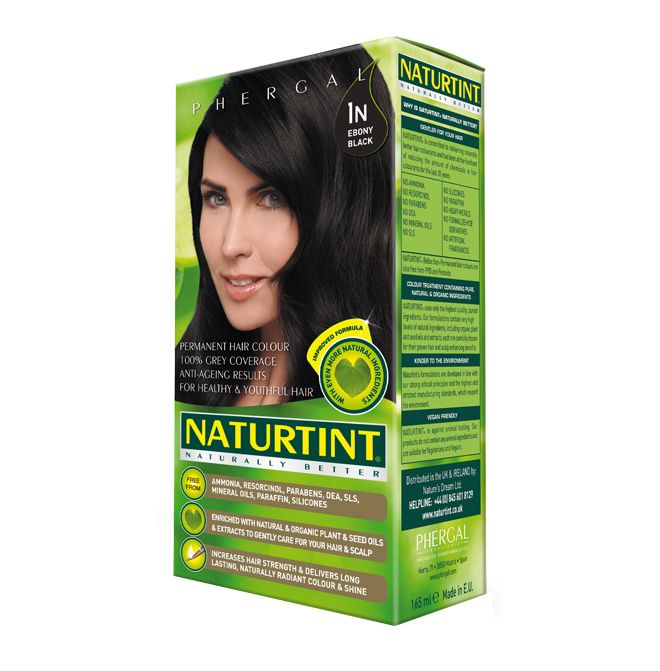 Naturtint Permanent Hair Colour Black 1N - 170ml