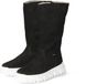 Richter bottes d'hiver pour enfants, en cuir brut, noir, taille 33
