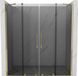 Mexen Velar Duo schuifdouchedeuren 200 cm, grafiet, goud