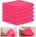 Microfibre Microfibre cleaning cloths, lint-free, super absorbent, suitable for kitchen, car and glass, 30x30 cm, pink