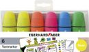 Eberhard Faber tekstmarker mini - etui 6 stuks - markeerstift - EF-551414