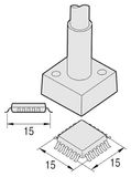 JBC C245315 SMD-desoldeerpunt voor T245
