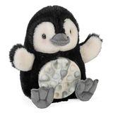 Wild Republic Poppykins-Mini Penguin, gevuld dier, 19 cm, pluche speelgoed, vulling is gesponnen waterfles