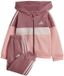 Adidas Tiberio 3 Stripes Colorblock Fleece Trainingspak Roze 0-3 Months Kinderen