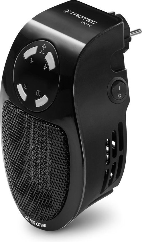 Trotec TFC 2 E Keramische Stopcontactverwarming - 500W - Zwart