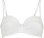 Hunkemöller Dames Lingerie Niet-voorgevormde beugel bh Sophie - Wit - maat G85