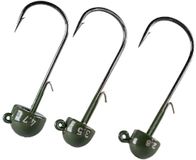 LMAB Tungsten Ned Jig Vert Pompoen 3st. Maat 1 - 3,5 gr