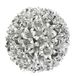 Kunstboekbal, zilver, 12 cm, decoratieve plantenbal, boeken, grasbal, feestdecoratie, bruiloftsdecoratie, tafeldecoratie, decoratieve ballen, kunstplant, bruiloft, feest, decoratie, oudejaarsavond