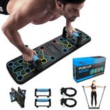 Push up board - 24-in-1 - Corde de résistance - Pliable