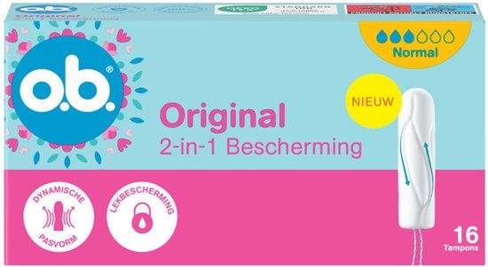 o.b. Original Dynamic Fit Normal 16 stuks