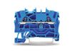 Wago Borne de raccordement bleu