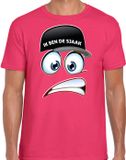 Bellatio Decorations Vrijgezellenfeest shirt voor heren - ik ben de Sjaak - roze