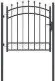vidaXL - Hekpoort - met - spijkers - EMMEN - 104 - x - 97 - cm - Vergrendelbaar