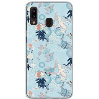1001 coques Samsung Galaxy A20e kimono bedrukt siliconen hoesje