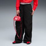 PUMA Wardrobe Essentials geweven parachutebroek voor Dames, Zwart, Maat XL