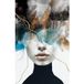 Papier peint panoramique femme design