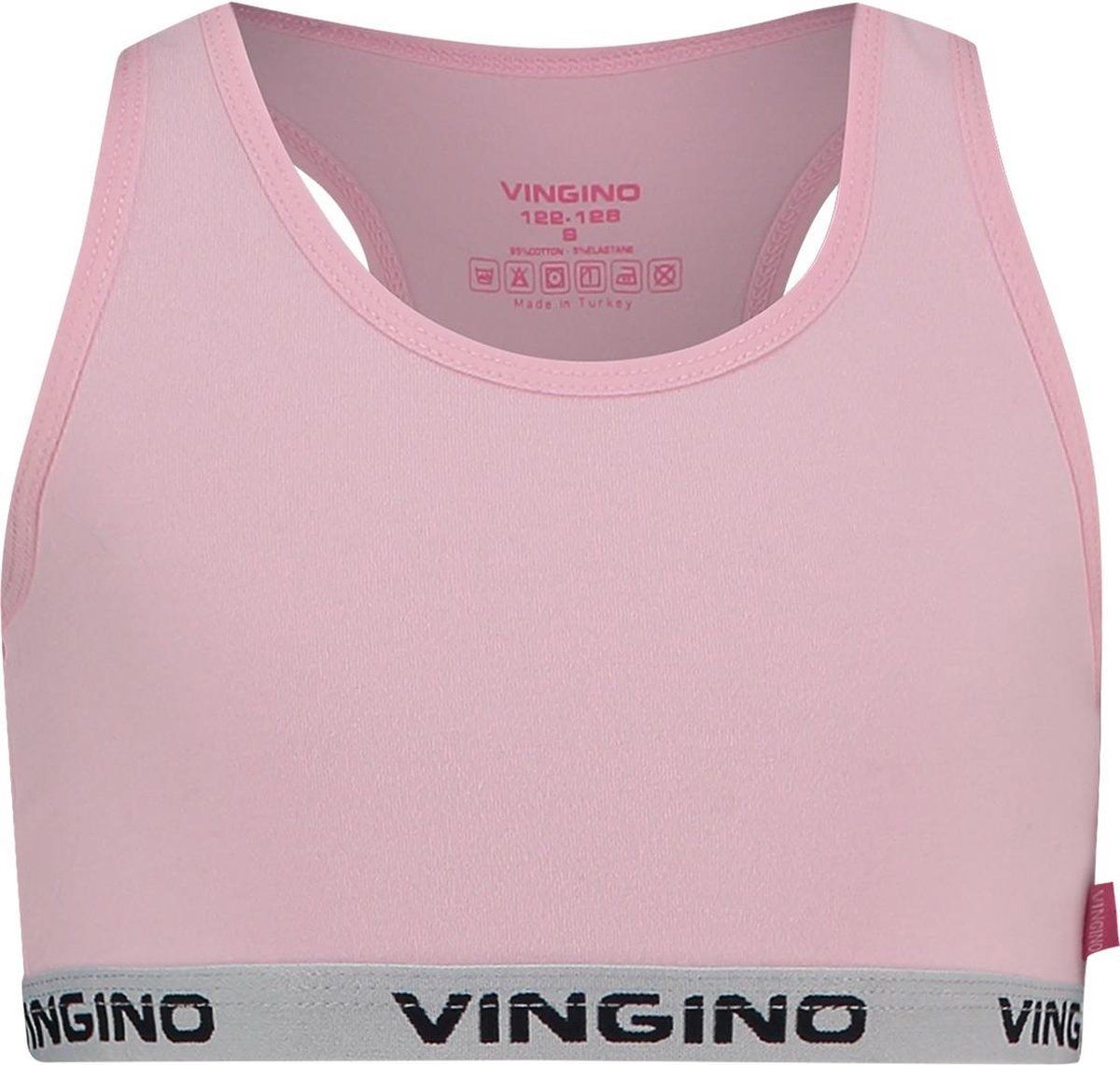 Vingino Basics Kinder Meisjes Onderhemd - Maat 140