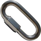 Bulk Hardware BH03602 M3,5 glanzend verzinkte snelkoppeling van staal (verpakking à 2), wit, 2 stuks