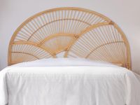 Vente-unique Hoofdeinde van 160 cm - Rotan - Naturel - EFELA