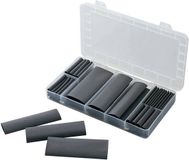 Tru Components 1566430 Krimpkous assortiment Zwart Krimpverhouding:4:1 61 onderdelen