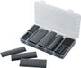 Tru Components 1566430 Krimpkous assortiment Zwart Krimpverhouding:4:1 61 onderdelen