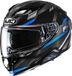 HJC F71 Carbon Esira Casque - Noir/bleu - Taille S