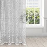 Eurofirany Sheer Polyester Gordijn Wit 1400 mm x 2700 mm
