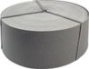 Nature - Borderrand op rol - Grijs - 15cm x 40m - 3mm dik