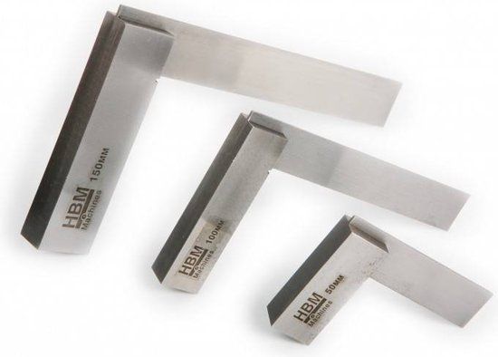 HBM 75 mm blokhaak Metaal Zilver