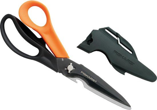 Fiskars Cuts&More Multifunctionele Schaar - Oranje, Zwart