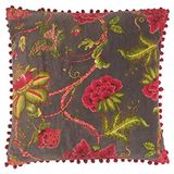Riva Home Taronga Veer gevuld kussen, houtskool, 50 x 50cm