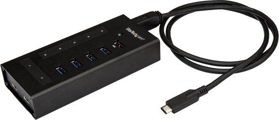 StarTech HB30C5A2CST - USB Hub - 5x USB-A & 2x USB-C - USB 3.0 - Zwart