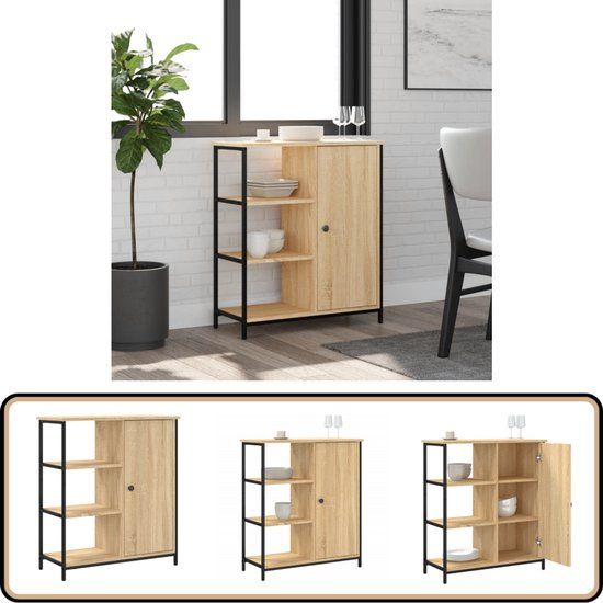 VidaXL Dressoir Sonoma Eiken 70x30x80 cm