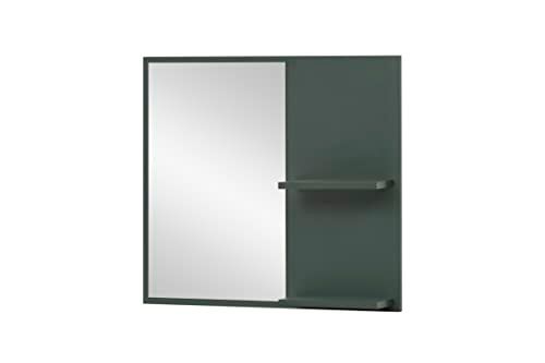 Schildmeyer Kent spiegel met 2 planken 151451, bosgroen, 67 x 12,2 x 60 cm