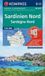 Sardenien KOMPASS Wanderkarten-Set 2497 Sardinien Nord / Sardegna Nord (4 Karten) 1:50.000