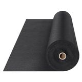 VEVOR Niet-geweven geotextielstof onder grind, 6 x 50 ft 8 oz oprit stof landschapsstof, Heavy Duty onkruidbarrièrestof, bodembedekker onkruidbestrijdingsstof, Franse afvoerafvoerstof, zwart