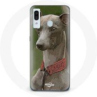 Maniacase Hoesje voor Samsung Galaxy A20e Greyhound Grijs