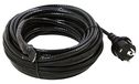 as - Schwabe EIS-Stop-Heizkabel, 8 m Frostschutz-Heizkabel inkl. Thermostat, 230V, 50/60 Hz Heizleitung mit Schutzkontaktstecker, 15 W/m Wärmekabel ­gegen Frost, IP44, Schwarz, 67011