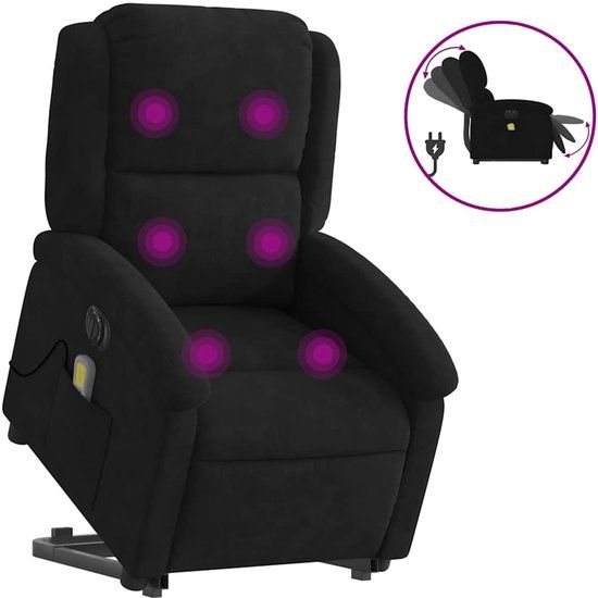 vidaXL Elektrische Sta-op-massagestoel